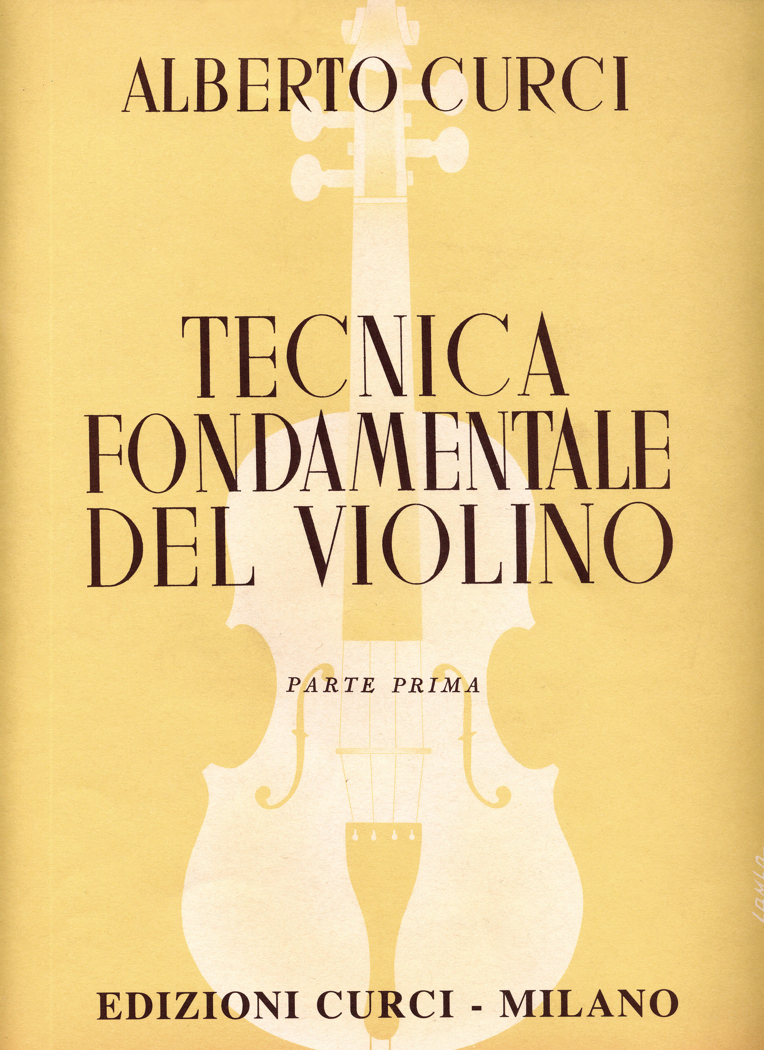 tecnica fondamentale del violino curci
