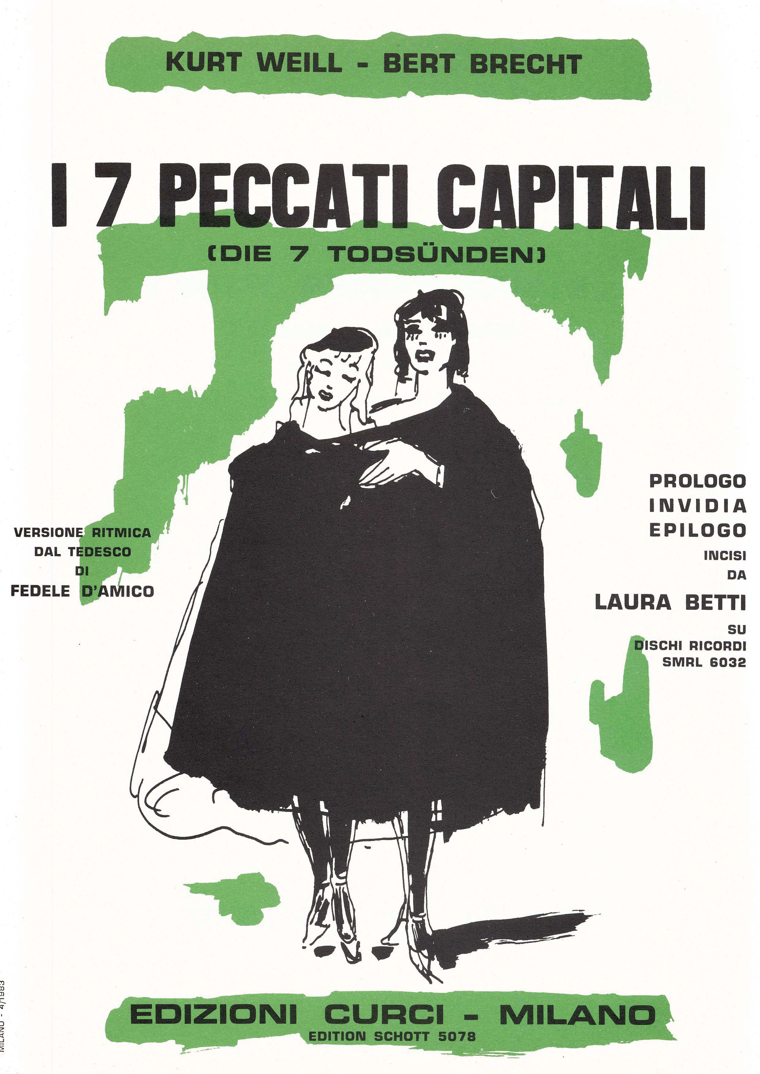 I sette peccati capitaliEdizioni Curci Catalogo I sette peccati capitaliEdizioni Curci Catalogo